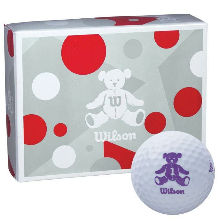 ウイルソン Wilson BEAR4 ベア ゴルフボール 1ダース （12球入り） ホワイト