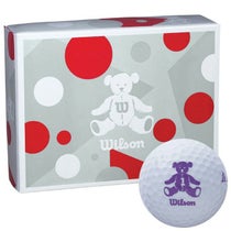 ウイルソン Wilson　BEAR4 ベア ゴルフボール 1ダース （12球入り） ホワイト