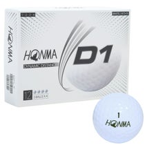 本間ゴルフ　D1 ゴルフボール 2020年モデル　1ダース（12球入り）