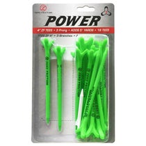 ゼロフリクションティー POWER 3 スーパーロング（4inch・101mm） 18本入 ＋ ショートティー1本 ライム