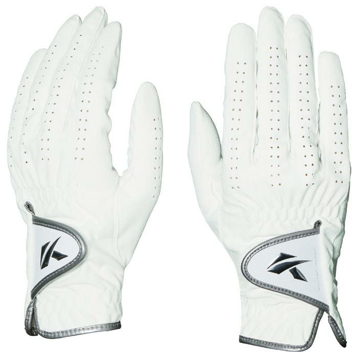 キャスコ　DNA SUEDE スエード 両手用　レディース ゴルフグローブ SF-2010LW WH ホワイト　2021年モデル ホワイト（WH）