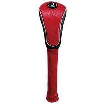 ライト　エクセル フェアウェイウッド用 ヘッドカバー ロング 3・4・5W用 H-84 010 レッド