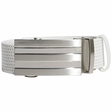 アディダス adidas　スリーストライプバックル パンチング 無段階調節　メンズ ベルト ZB274 HA5950 ホワイト　2022年モデル ホワイト（HA5950）