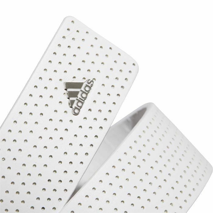 アディダス adidas　スリーストライプバックル パンチング 無段階調節　メンズ ベルト ZB274 HA5950 ホワイト　2022年モデル 詳細2