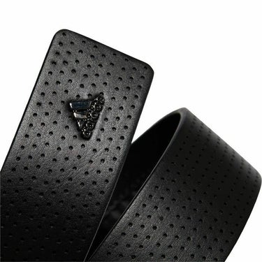 アディダス adidas　スリーストライプバックル パンチング 無段階調節　メンズ ベルト ZB274 HA5951 ブラック　2025年モデル 詳細2