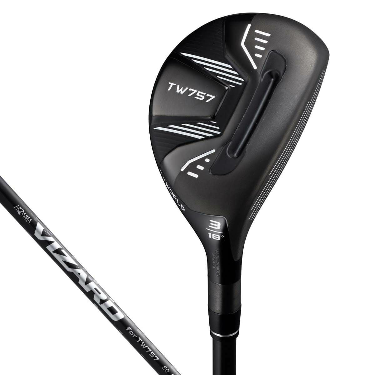 本間ゴルフ　ツアーワールド TW757 ユーティリティ　VIZARD SHAFT for TW757 カーボンシャフト　2022年モデル 詳細1