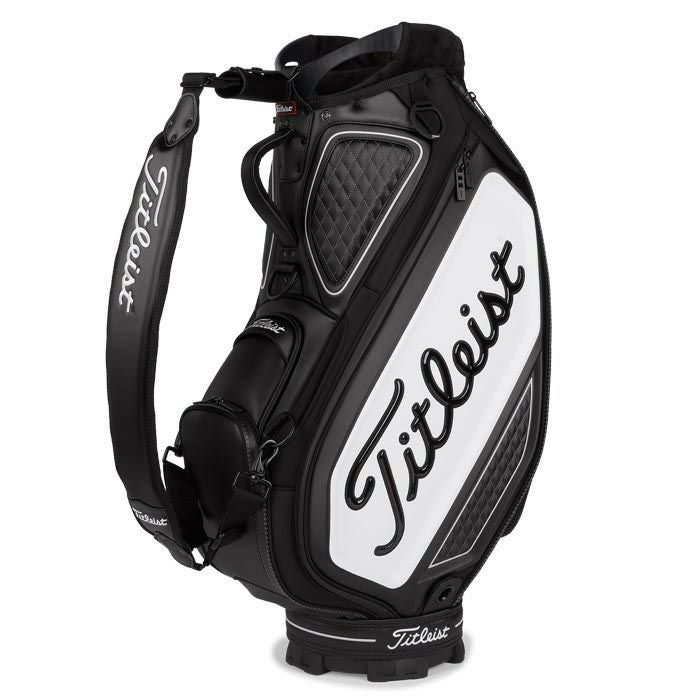 タイトリスト Titleist ツアー メンズ キャディバッグ TB22SF9 01 ブラック×ホワイト