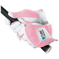 TURF DESIGN ターフデザイン レディース 両手用 ゴルフグローブ TDGL-2170L ホワイト/ピンク　2022年モデル