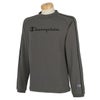 チャンピオンゴルフ ChampionGOLF　メンズ ロゴプリント パイピングライン ストレッチ 長袖 モックネックシャツ C3-WG407　2022年モデル チャコール（080）