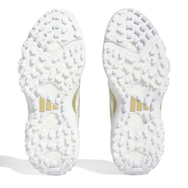 アディダス adidas　コードカオス22 ボア ASIA PACK GREATER CHINAモデル　ゴルフシューズ LYQ65 IE1498　2023年モデル フットウェアホワイト/ゴールドメタリック/クリスタルホワイト