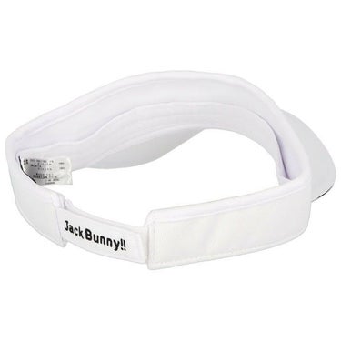 ジャックバニー Jack Bunny!!　ユニセックス 立体刺繍ロゴ サンバイザー 262-3987103 030 ホワイト　2023年モデル 詳細1