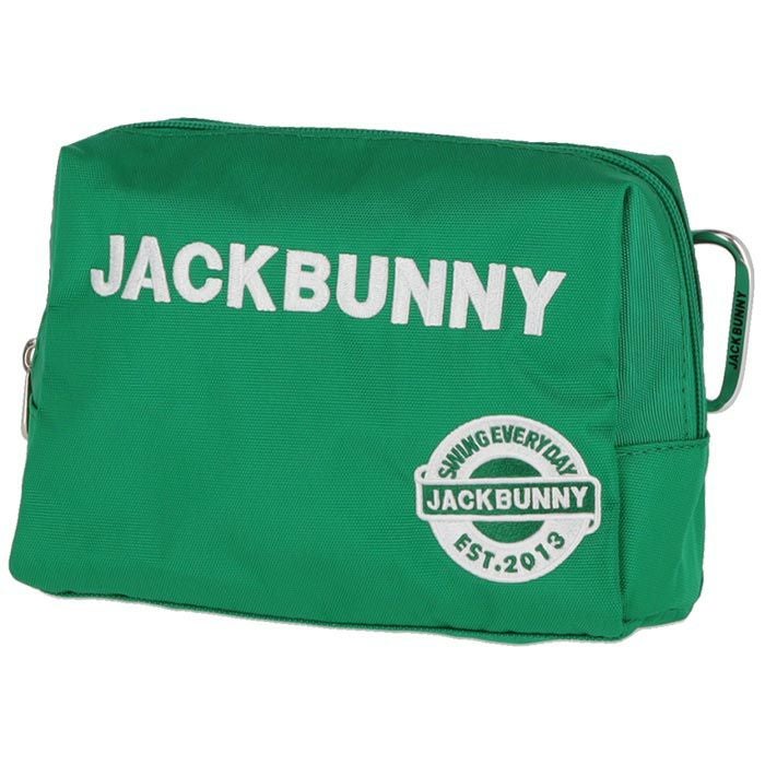 ジャックバニー Jack Bunny!!　ロゴモチーフ ポーチ 262-3984105 140 グリーン　2023年モデル グリーン（140）