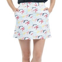 トミー ヒルフィガー ゴルフ　レディース ロゴプリント 総柄 スカート THLA332　2023年モデル