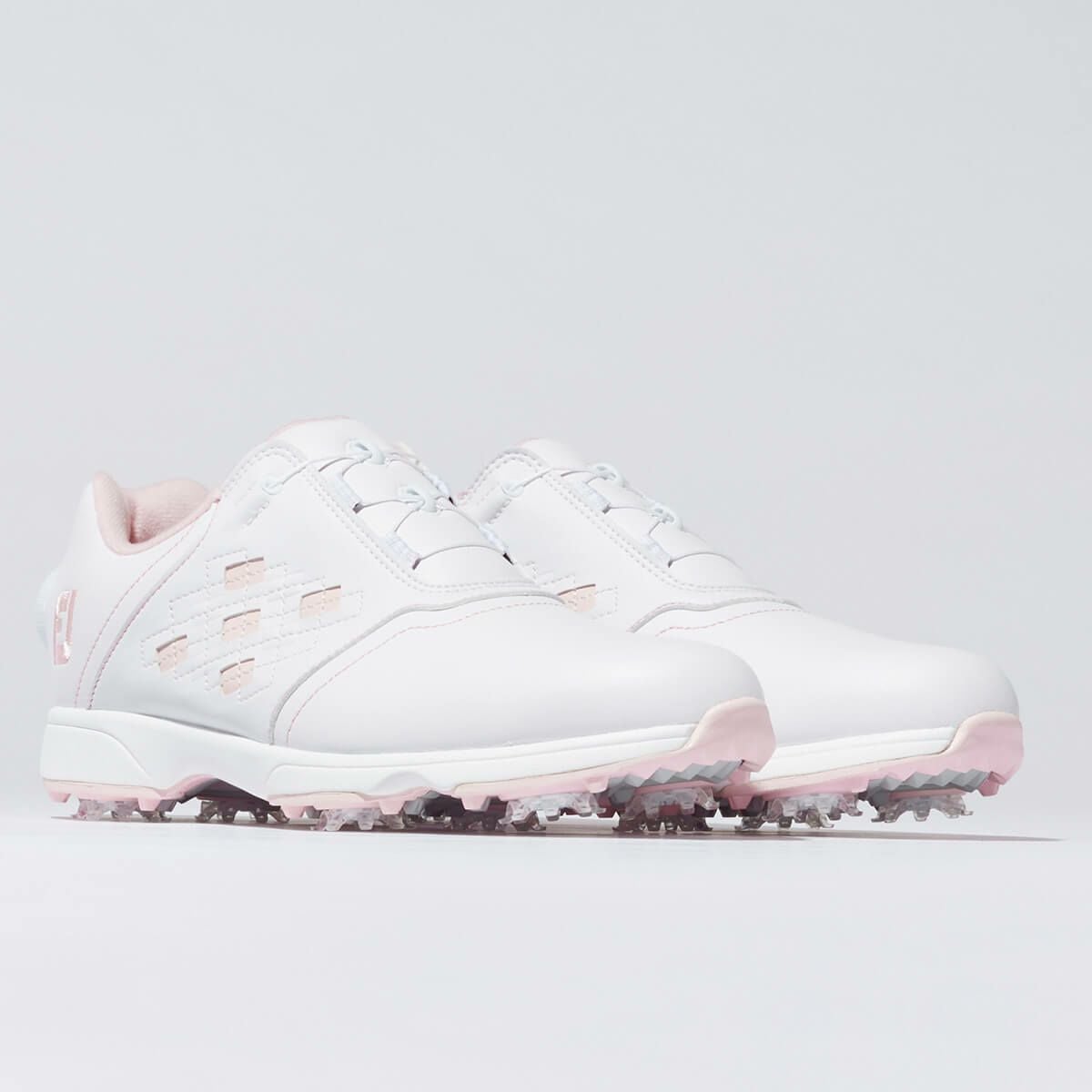 フットジョイ　イーコンフォート ボア　レディース ゴルフシューズ 98649 ホワイト/ピンク　2023年モデル