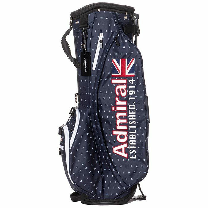 アドミラル Admiral　モノグラム 総柄 軽量 スタンド キャディバッグ ADMG3AC9 30 ネイビー　2023年モデル 詳細5