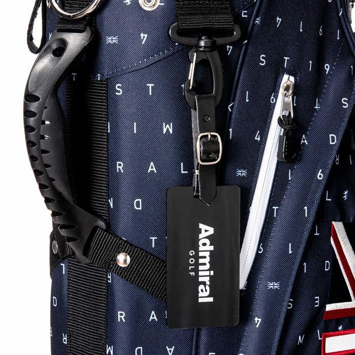 アドミラル Admiral　モノグラム 総柄 軽量 スタンド キャディバッグ ADMG3AC9 30 ネイビー　2023年モデル 詳細9