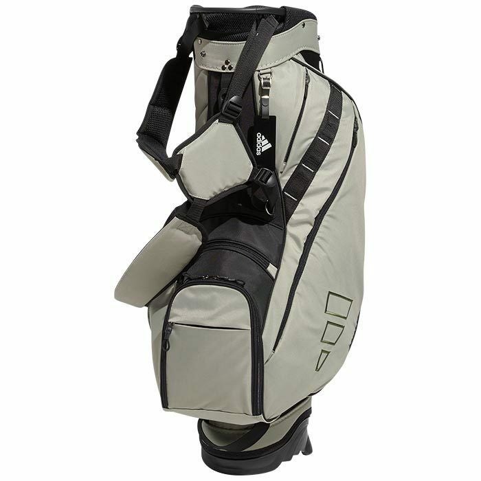 アディダス adidas　メンズ 軽量 バーサタイル スタンド キャディバッグ NMH85 HT6820 シルバーペブル　2023年モデル 詳細2