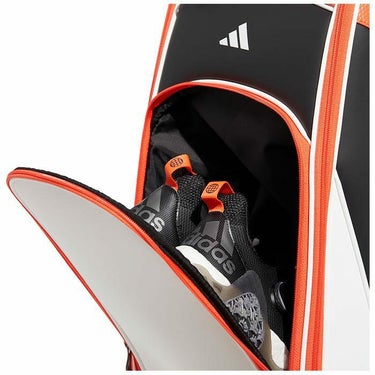 アディダス adidas　メンズ パフォーマンスロゴ キャディバッグ NMH90 HT6818 ホワイト/セミソーラー　2023年モデル 詳細3