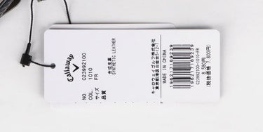 キャロウェイ Callaway　メンズ Vバックル セレーション ベルト C23992100 1120 ネイビー　2023年モデル ネイビー（1120）