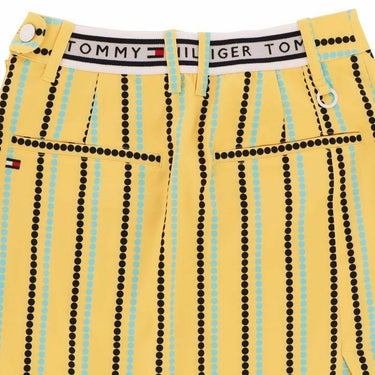 トミー ヒルフィガー ゴルフ　レディース ドット柄 ストライプ ストレッチ イレギュラーヘム スカート THLA333 2023年モデル 詳細5