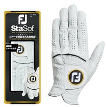 フットジョイ FootJoy　StaSof ステイソフ 2023年モデル　メンズ ゴルフグローブ FGSS23 WT ホワイト