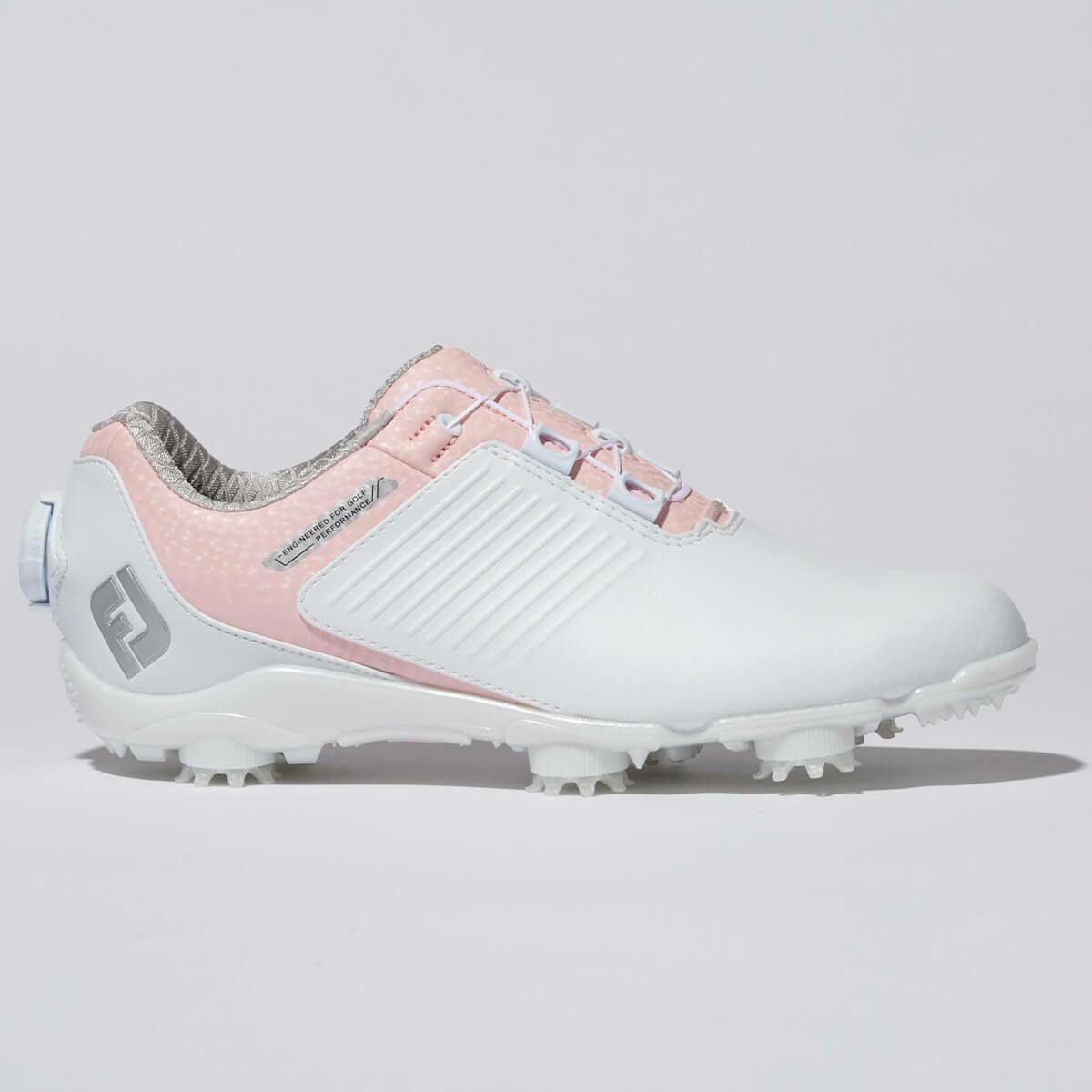 フットジョイ　ドライジョイズ ボア 2023年モデル　レディース ゴルフシューズ 98179 ホワイト/ピンク　詳細1