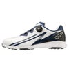 ミズノ MIZUNO　NEXLITE WG BOA ネクスライト プロ ボア　メンズ スパイクレス ゴルフシューズ 51GM2335-14　2023年モデル ホワイト×ネイビー（51GM233514）