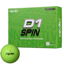 本間ゴルフ　D1 SPIN 2023年モデル ゴルフボール　1ダース（12球入り）　グリーン