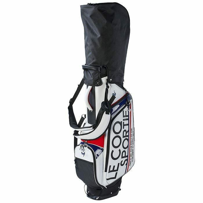 ルコック Le coq sportif　メンズ グラフィックデザイン 軽量 スタンド キャディバッグ QQBVJJ04 WH00 ホワイト　2023年モデル 詳細2
