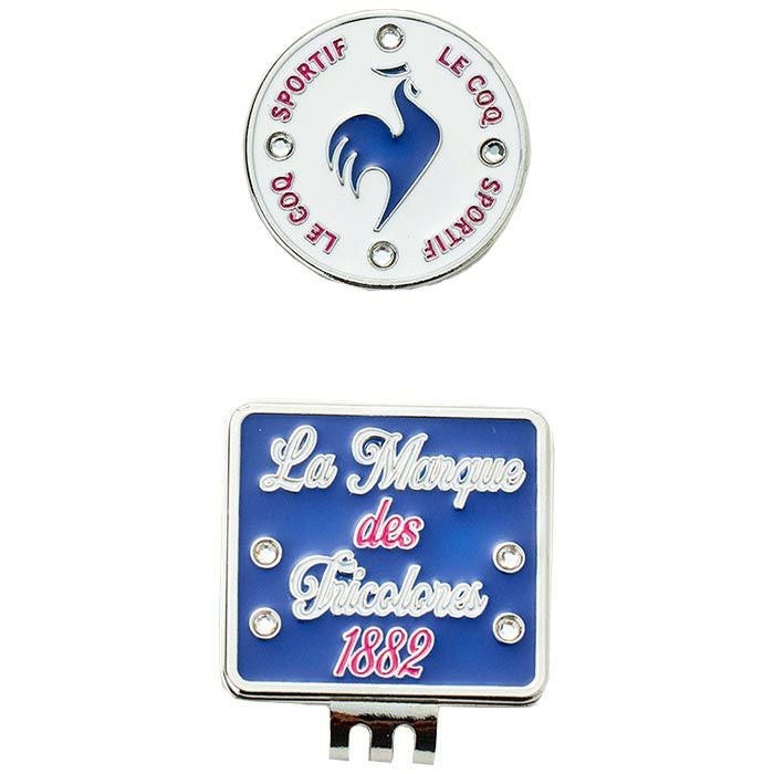 ルコック Le coq sportif　レディース クリップマーカー QQCVJX50 BL00 ブルー　2023年モデル ブルー（BL00）