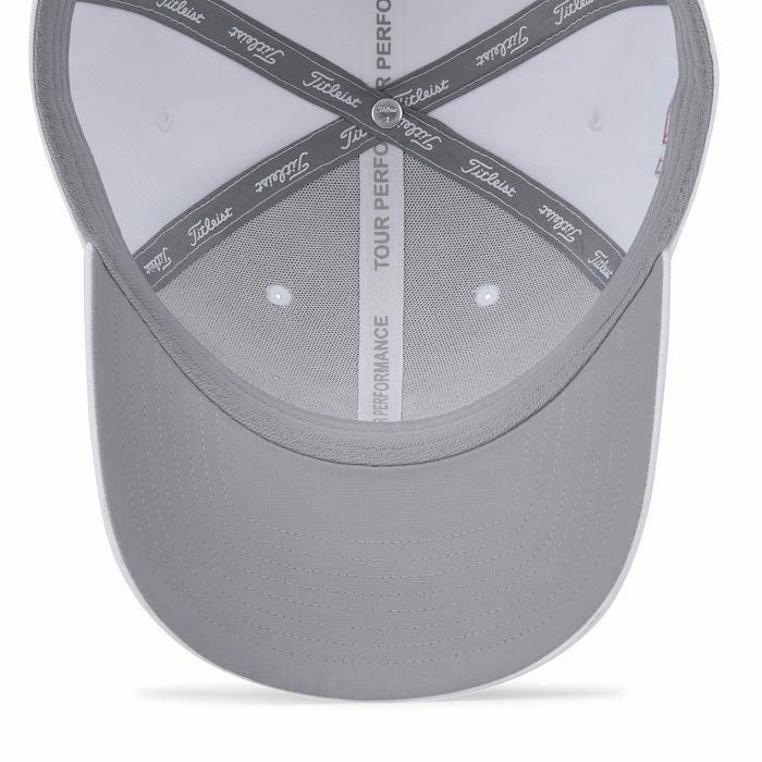タイトリスト Titleist　ツアーパフォーマンス　メンズ キャップ TH22ATPA 140 ホワイト×オーキッド　2023年モデル 詳細4