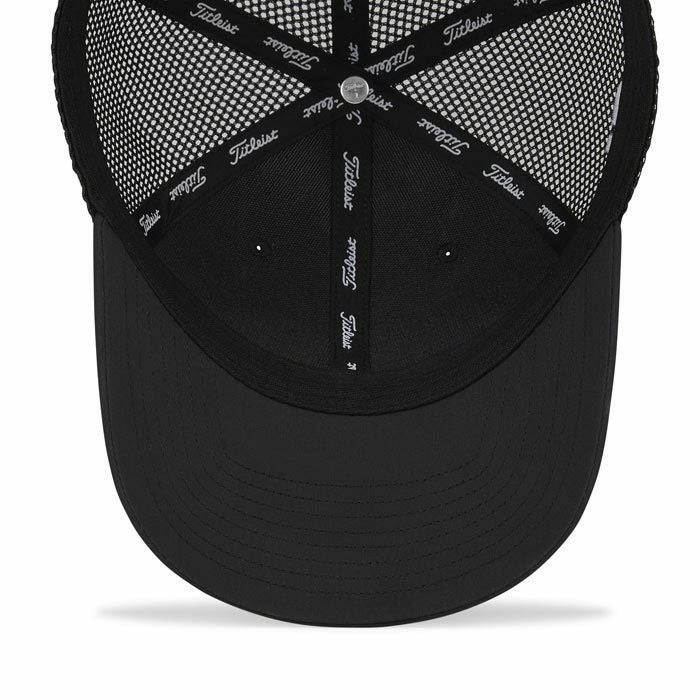 タイトリスト Titleist　ツアーパフォーマンス　メンズ メッシュ キャップ TH22ATPMA 001 ブラック×ブラック×ホワイト　2023年モデル 詳細4