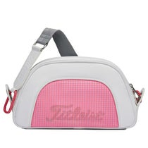 タイトリスト Titleist　レディース ライトウェイト クラッチバッグ TA23CWLWK 15 ホワイト×キャンディーピンク　2023年モデル