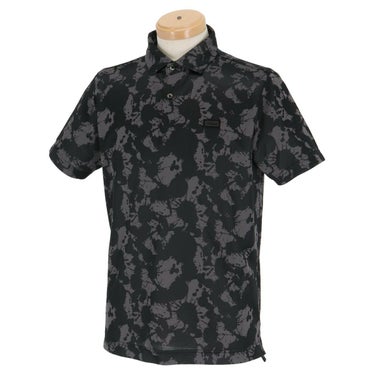 タイトリスト Titleist　メンズ スプラッシュ柄 半袖 ポロシャツ TKPMS122J　2023年モデル ブラック（06）