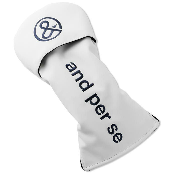 アンパスィ and per se　ドライバー用 ヘッドカバー AUA8303 10 ホワイト　2023年モデル ホワイト（10）