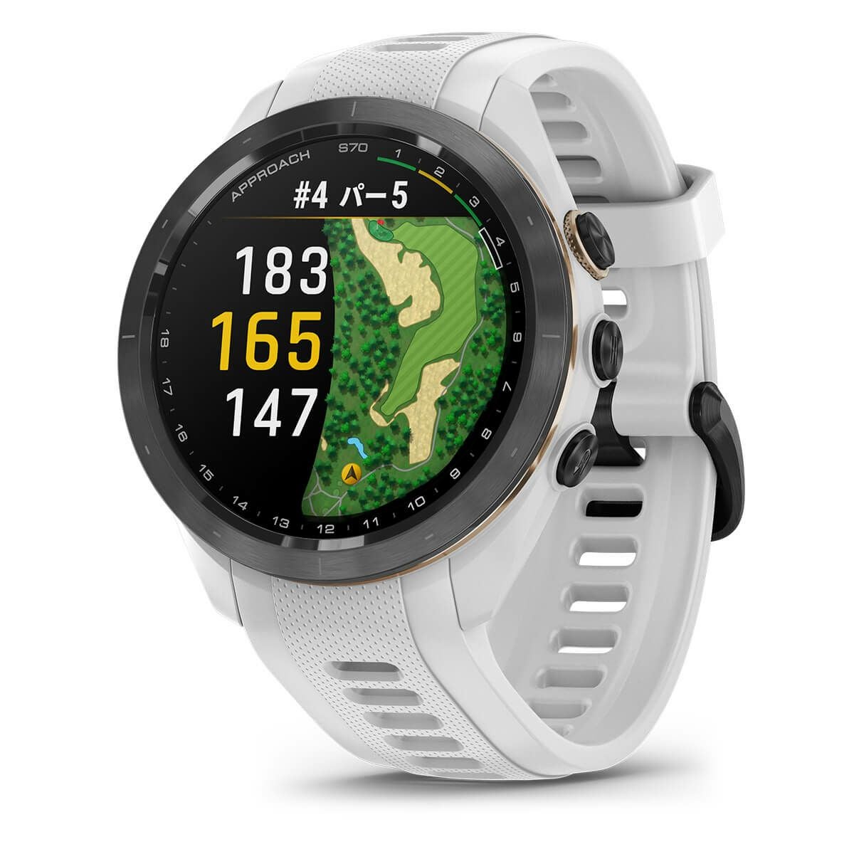 Garmin ガーミン アプローチ S62 010-02200-21 ホワイト 距離計 Suica