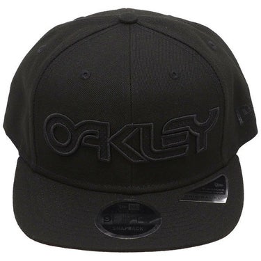 オークリー OAKLEY　メンズ New Eraコラボ 9FIFTY B1B MESHED FB HAT ロゴ刺繍 フラットブリム キャップ FOS900728 02E ブラックアウト　2023年モデル 詳細1