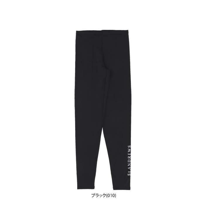 セントアンドリュース St ANDREWS　レディース シルバーロゴプリント レギンス　2023年モデル 詳細1