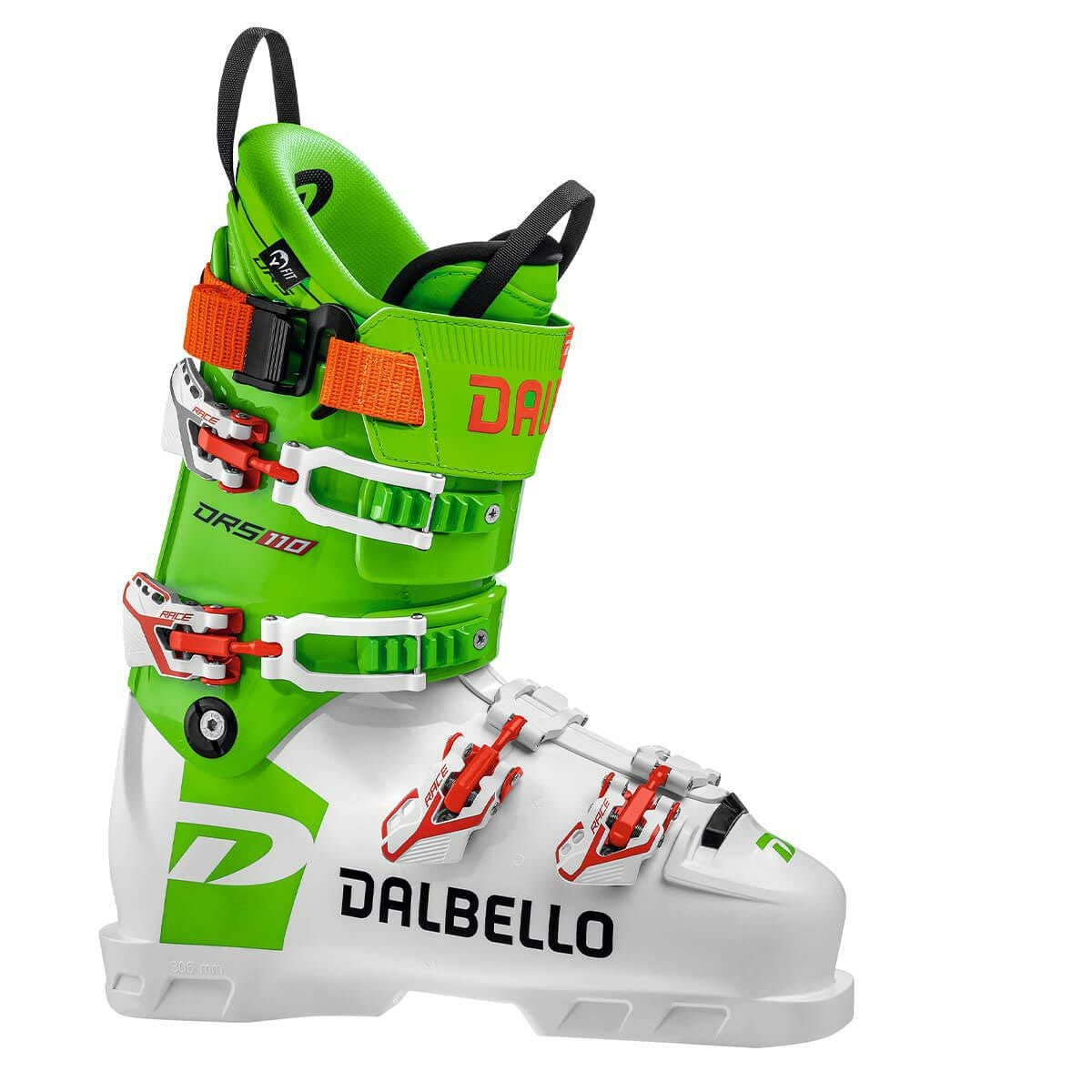 ダルベロ DALBELLO DRS 110 ディーアールエス110 WHT/GRN スキーブーツ 2024-2025