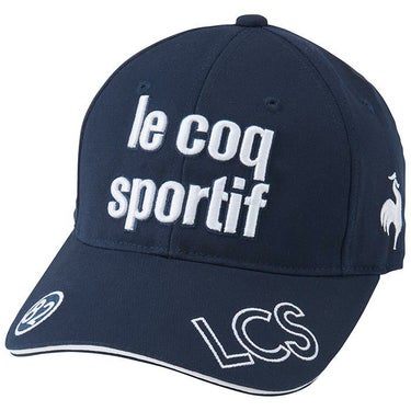ルコック Le coq sportif　レディース コットンツイル キャップ QGCVJC00 NV00 ネイビー　2023年モデル ネイビー（NV00）