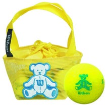 ウイルソン Wilson　Wilson BEAR 4 ベア ネット入り ゴルフボール　イエロー（8球入り）