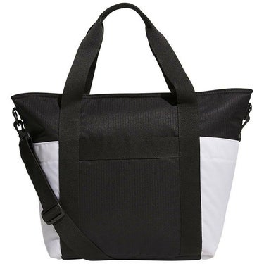 アディダス adidas　レディース 軽量 カラーブロック トートバッグ MMS72 IA9645 ブラック/ホワイト　2023年モデル 詳細1