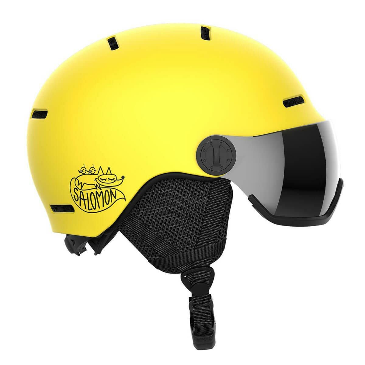 サロモン SALOMON ORKA VISOR オルカ バイザー Vibrant Yellow ジュニア スキー スノーボードヘルメット 2025-2026