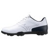 ミズノ MIZUNO　メンズ WIDE STYLE LIGHT ST ワイドスタイルライトST ソフトスパイク ゴルフシューズ 51GQ2340 14 ホワイト×ネイビー ホワイト×ネイビー