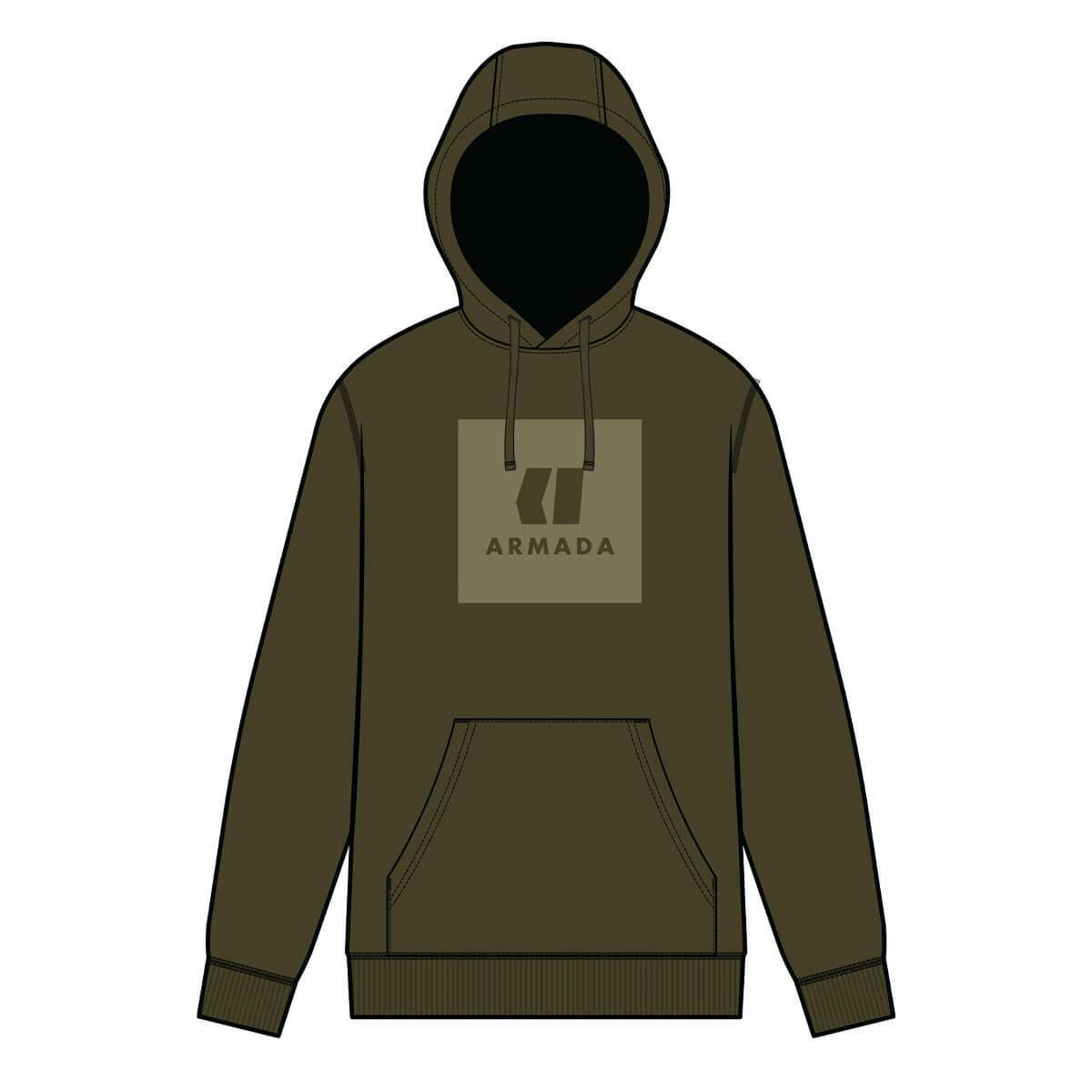 アルマダ ARMADA　スキーウェア パーカー アイコン フーディー Icon Hoodie R00540 2023-2024 Olive