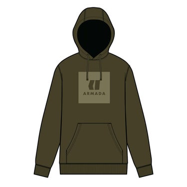 アルマダ ARMADA　スキーウェア パーカー アイコン フーディー Icon Hoodie R00540 2023-2024 Olive