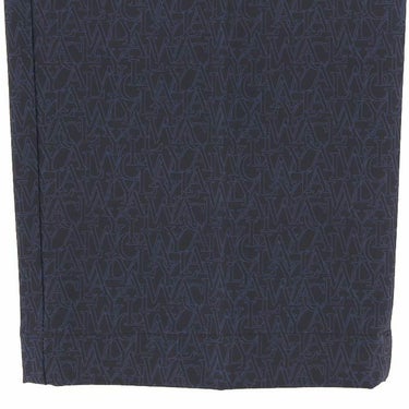 キャロウェイ Callaway　メンズ 総柄 ロゴプリント タイポグラフィ 8WAYストレッチ テーパード ロングパンツ C23226106　2023年モデル [裾上げ対応1●] 詳細3