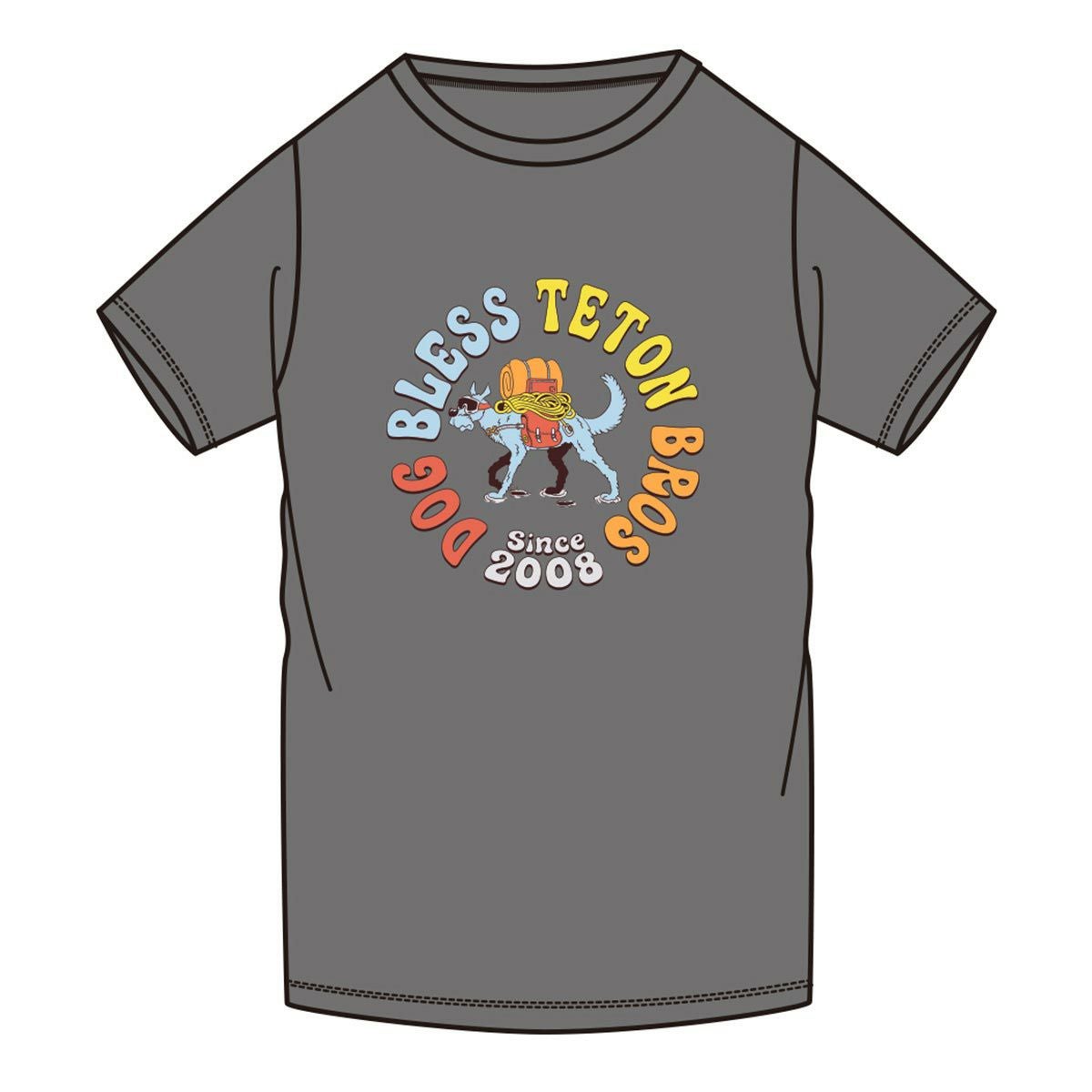 ティートンブロス TETON BROS　ウェア ドッグブレスティービーティー Dog Bless TB Tee TB223-50M 2022-2023 Gray