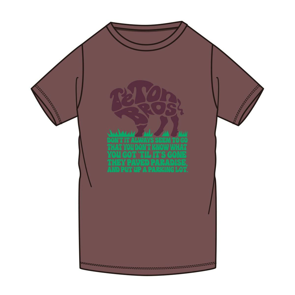 ティートンブロス TETON BROS　ウェア TBバッファローティー TB BuffaloTee TB231-81M 2023 W Red