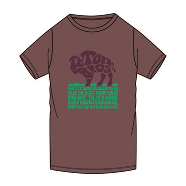 ティートンブロス TETON BROS　ウェア TBバッファローティー TB BuffaloTee TB231-81M 2023 W Red